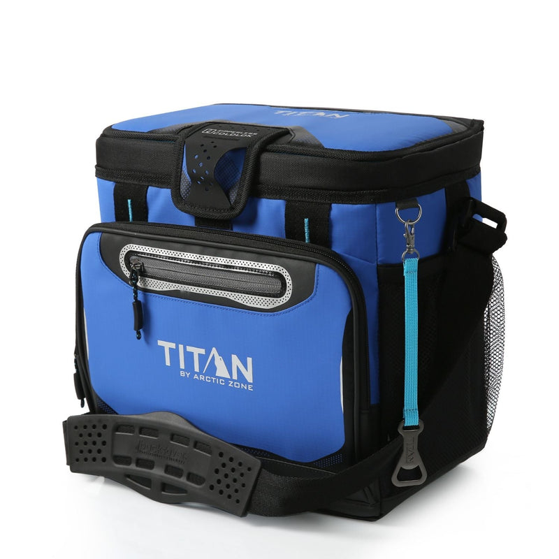 Titan by Arctic Zone 16 Can Zipperless Hardbody Cooler, Blue Z3