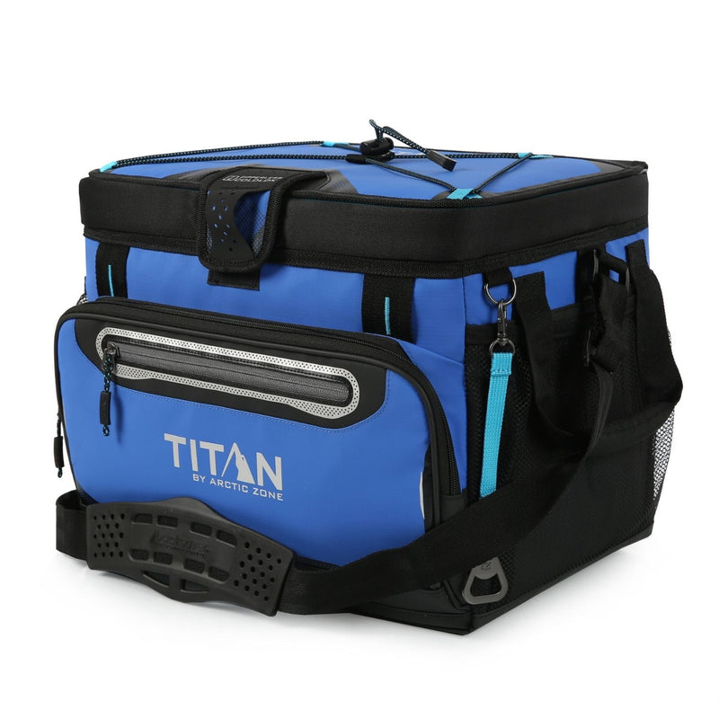 Titan by Arctic Zone 30 Can Zipperless Hardbody Cooler, Blue B8