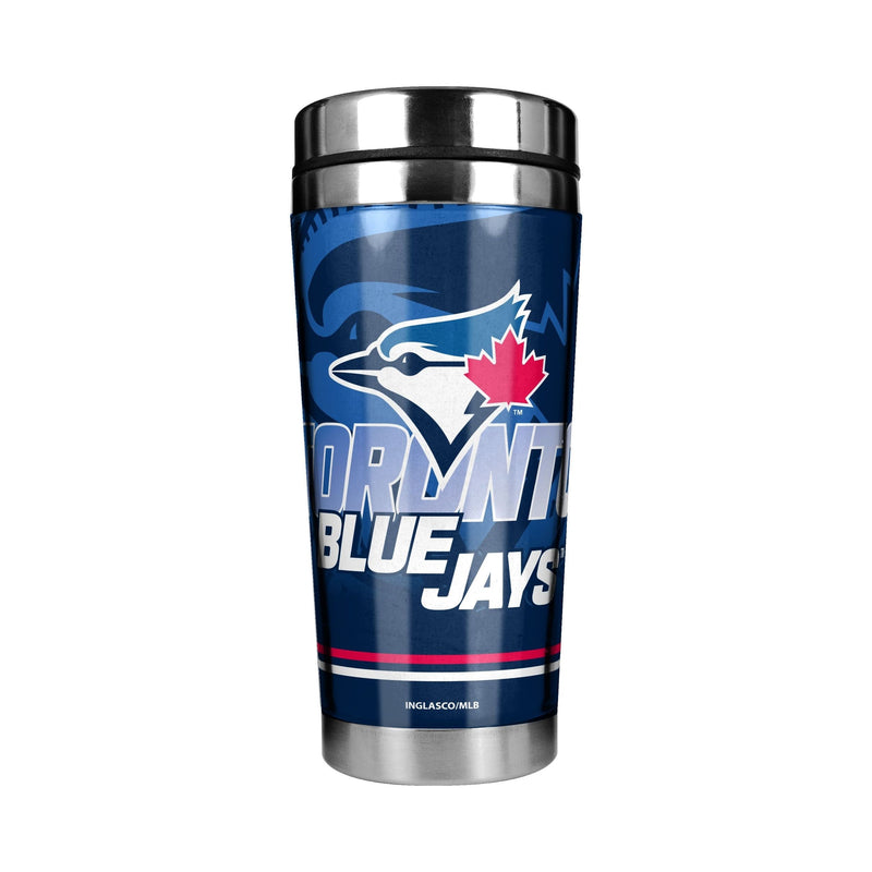 Toronto Blue Jays Stainless Steel Travel Mug For MLB Baseball Fans/Collectors, 16-oz U1