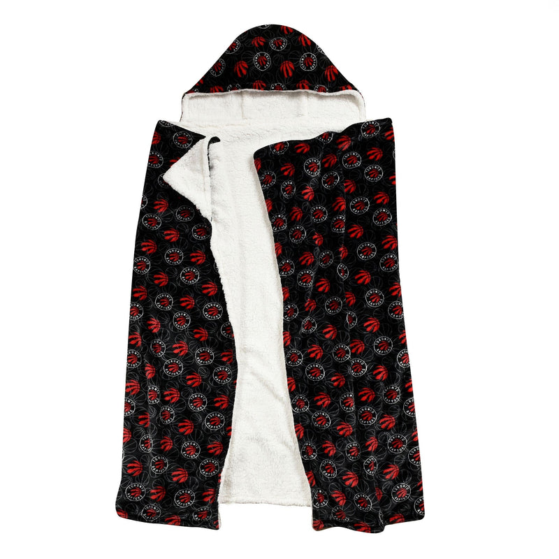 Toronto Raptors Hooded Ultra Plush Blanket L4