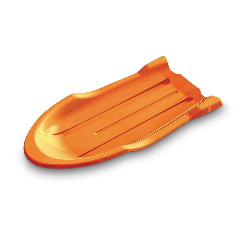 Torpedo Kids' 2-Person Lightweight Plastic Winter Snow Sled Toboggan T7