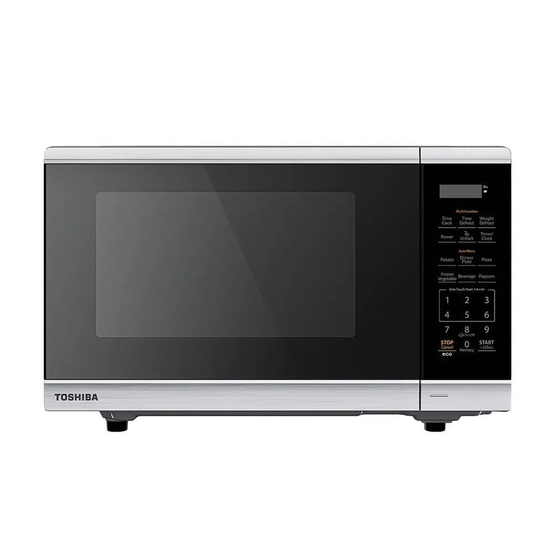 Toshiba Countertop Microwave, Stainless Steel, 900 W, 0.9-cu-ft E8