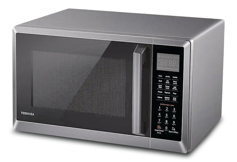 Toshiba Countertop Microwave, Stainless Steel Air Fryer, 1500 W, 1.0-cu-ft S2