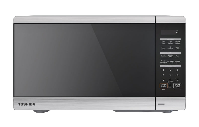 Toshiba ML3-EM16PAI(SS)/CA Countertop Microwave with Smart Sensor Cooking, 1200W, 1.6-cu.ft, Stainless Steel S8