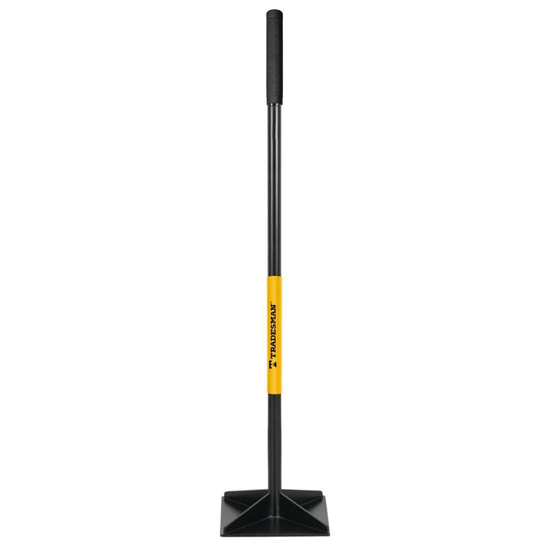 Tradesman Steel Leveling Garden Tamper with Rubber Grip, 10-in x 10-in F3