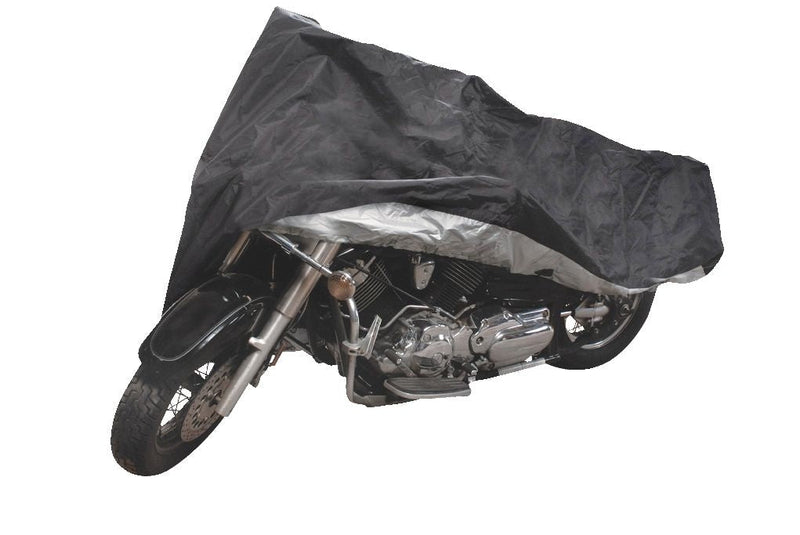 Tripel Premium Polyester Motorcycle Cover, Black, Medium Q0