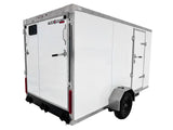 True North 6 x 12-ft Enclosed Utility Trailer with Ramp Door