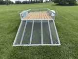 True North 60-in x 10-ft Galvanized Utility Trailer