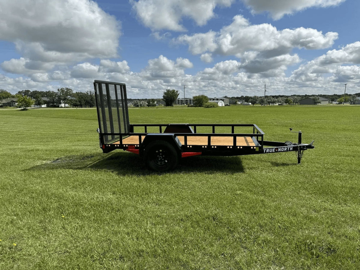 True North 60-in x 10-ft Landscape Utility Trailer with Ramp Gate
