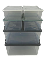 Tuff Store Modbox Modular Storage Bin with Lid, 8-pk