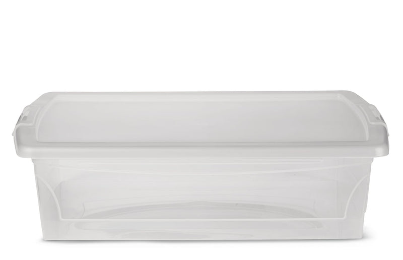 type A Clarity Transparent Storage Box with Lid, 25-L Z6