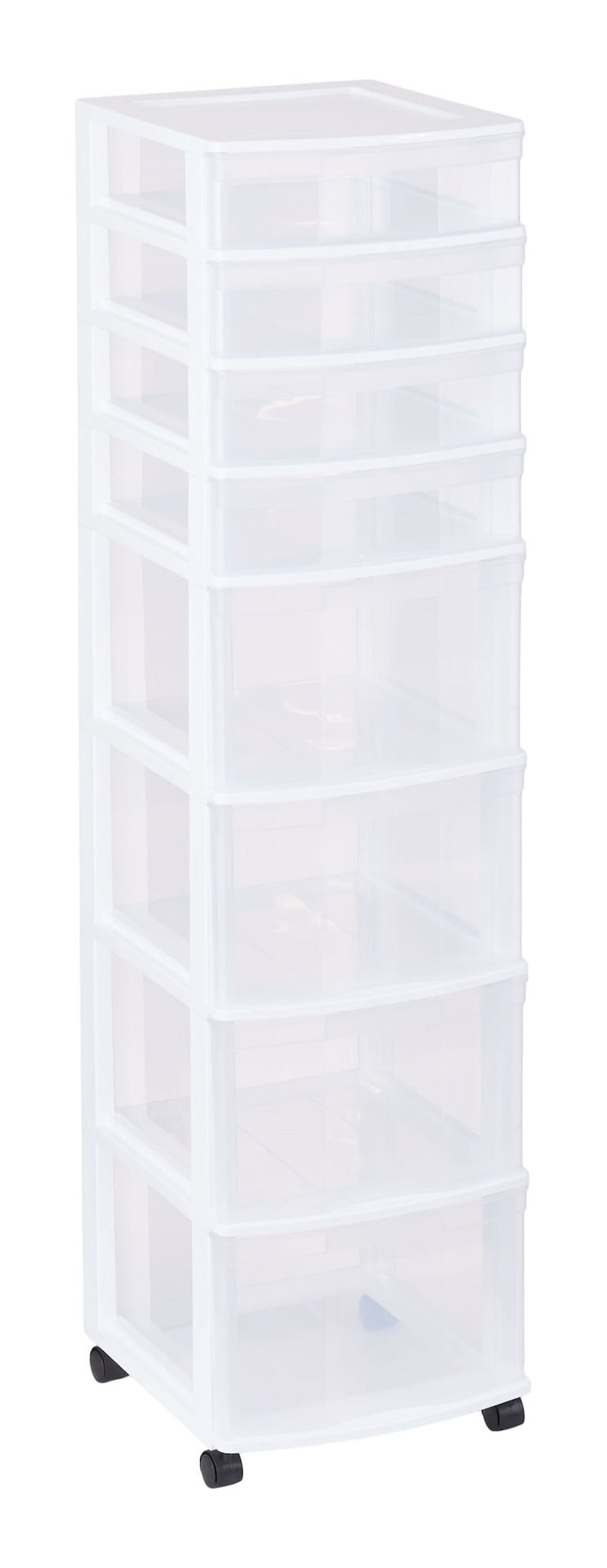 type A Clear 8-Drawer Storage Tower T6