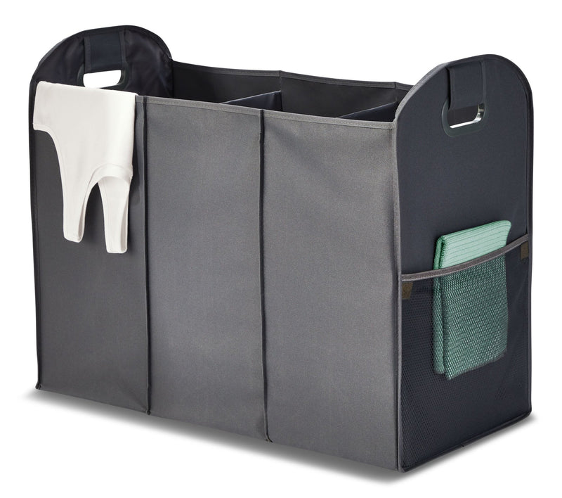 type A Ease Trio Collapsible Laundry Sorter, Grey C8