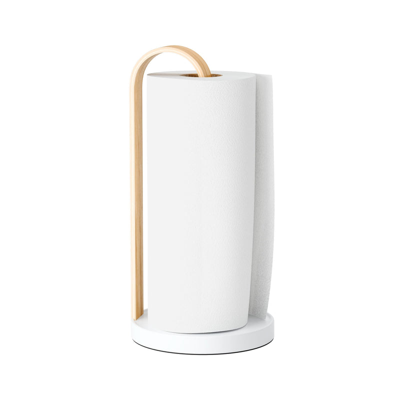 Umbra Bellwood Paper Towel Holder with Weighted Metal Base B0