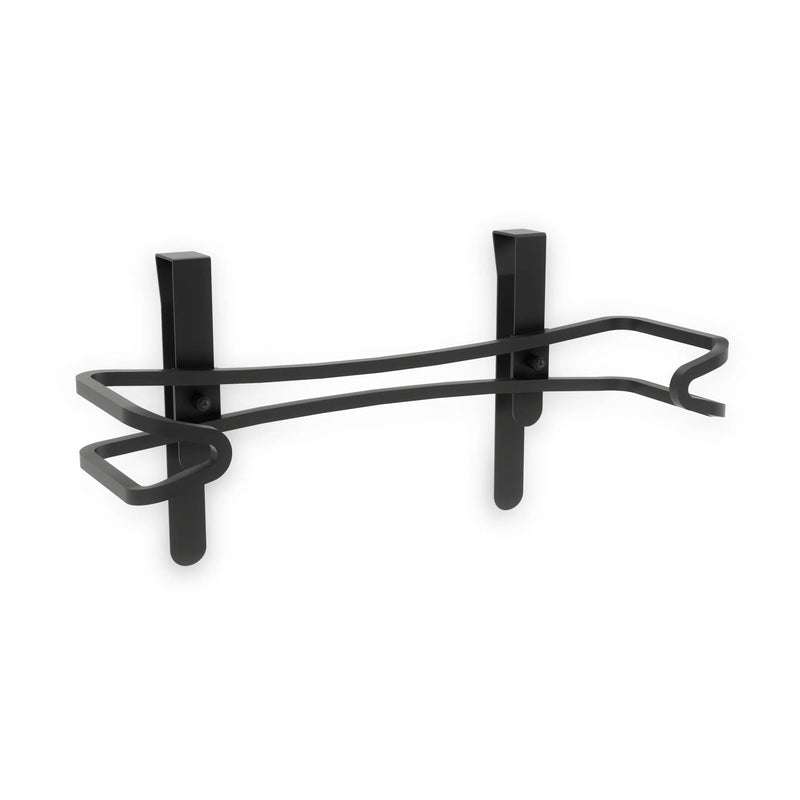 Umbra Squire Under Cabinet/Wall Mount Metal Paper Towel Holder with Mounting Hardware, Black O6