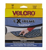 Velcro Heavy Duty UV-Resistant Extreme Titanium Strip Tape with Permanent Adhesive, 10-ft x 1in, 1-pk