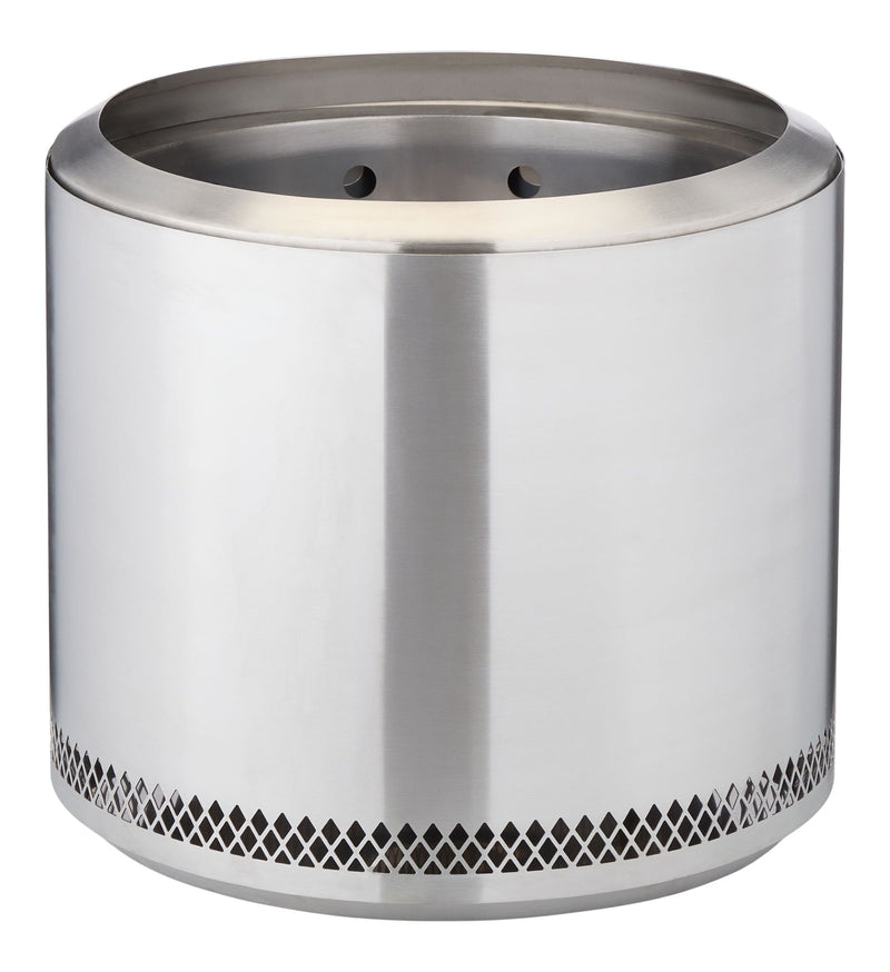Vermont Casting Stainless Steel Smokeless Bonfire Wood Burning Fire Pit, 19-in T4