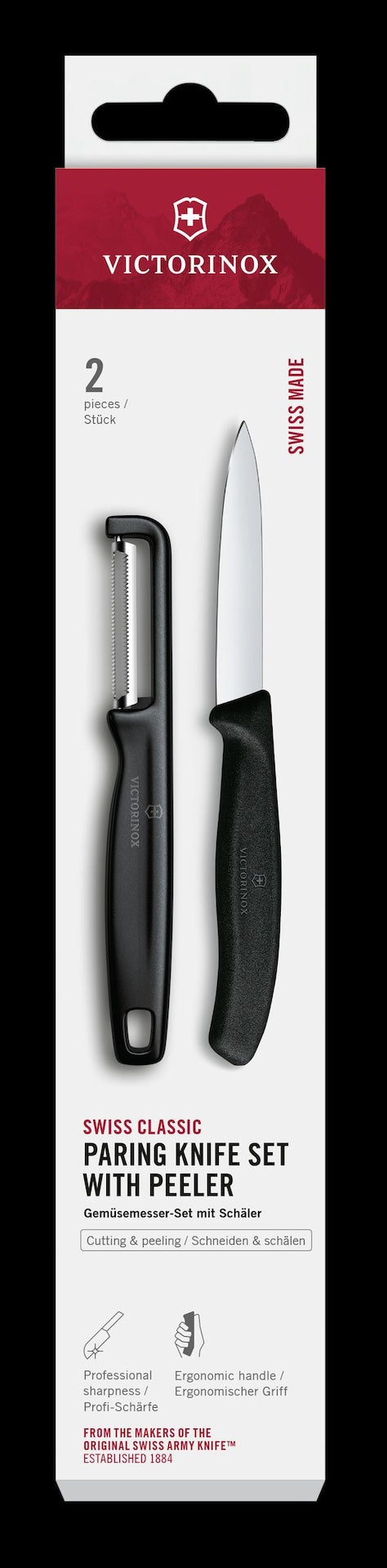 Victorinox Dishwasher Safe Paring Peeler Set, 2-pc O6