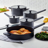 Vida by PADERNO 10-Piece Non-Stick Cookware Set, Black, Vida by PADERNO Non-Stick Cookset, Blue, 8-pc, Vida by PADERNO Aluminum Non-Stick Frypan,...
