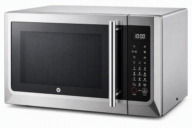 Vida by PADERNO Combination Countertop Microwave Oven with Air Fryer, 1000W, 1.1-cu-ft, Stainless Steel S7