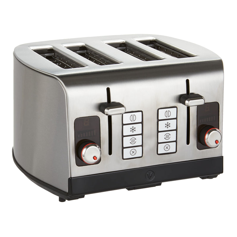 Vida by PADERNO Digital Stainless Steel Toaster, 4-Slice G8