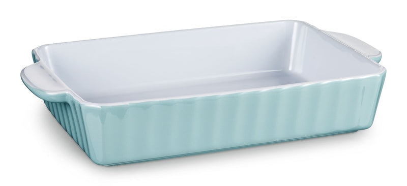 Vida by PADERNO Large Rectangular Ceramic Baking Dish, Blue F7