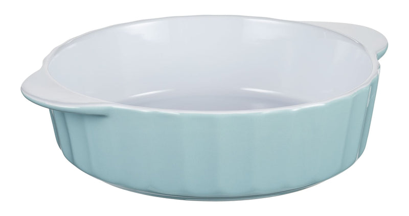 Vida by PADERNO Round Ceramic Baking Dish, 2.1 L, Blue G5