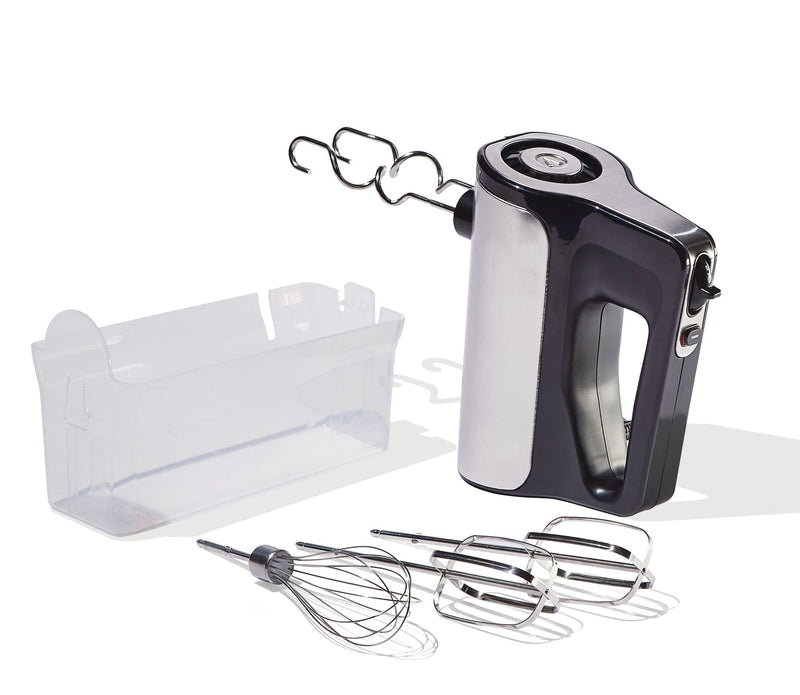Vida by PADERNO Variable Speed Hand Mixer with Storage Case, Includes Attachments, Black H3