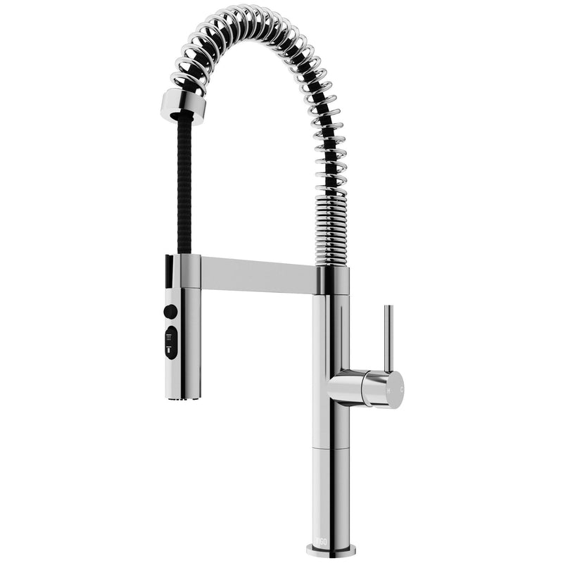 VIGO Edison Pro 20-in Kitchen Faucet, Various Finishes B2