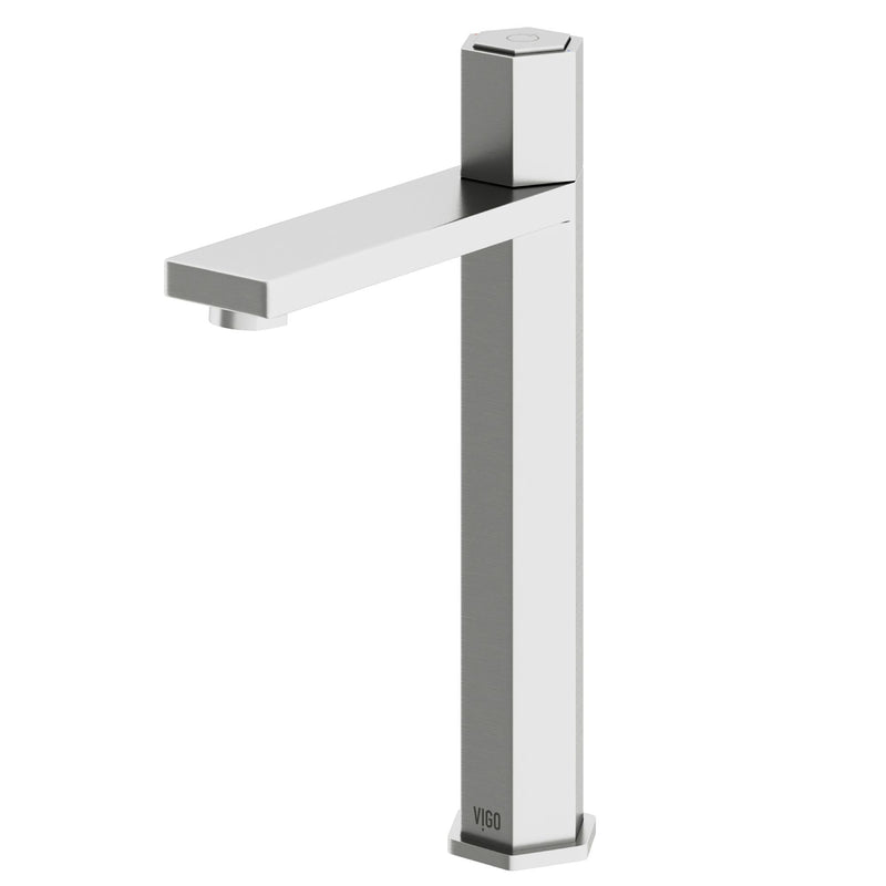 VIGO Nova 11-in Vessel Bathroom Faucet, Various Finishes U2