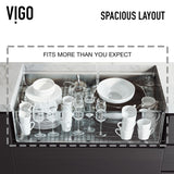 VIGO Oxford 1-Bowl Stainless Steel Apron Front Farmhouse Kitchen Sink with Accessories, 33-in