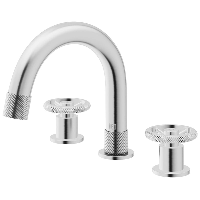 VIGO Wythe 8-in Arched Bathroom Faucet, Various Finishes G1