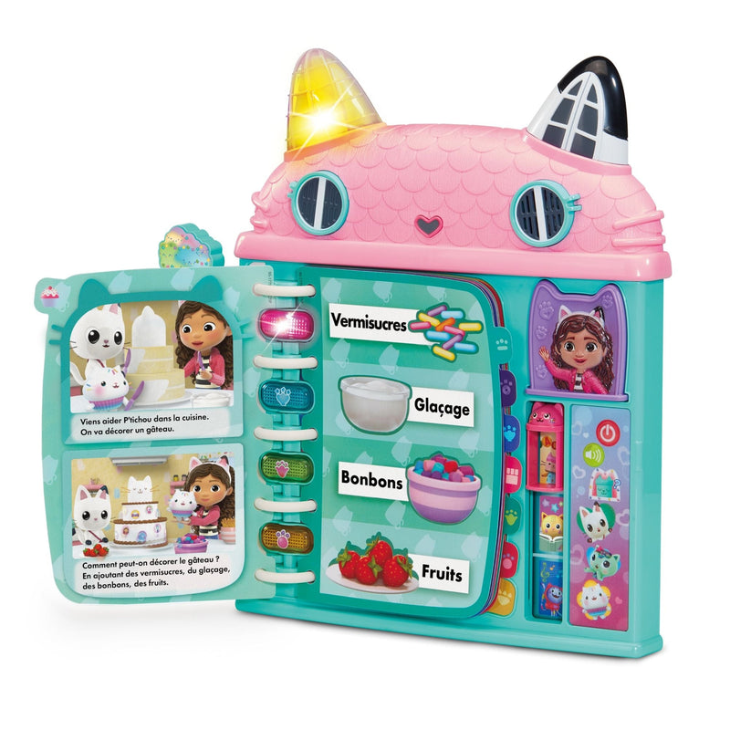 VTech Gabby's Dollhouse Cat-a-Vator Discovery Book, French U3