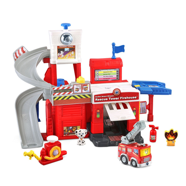 VTech Go! Go! Smart Wheels Race Rescue Firehouse Track, French L9