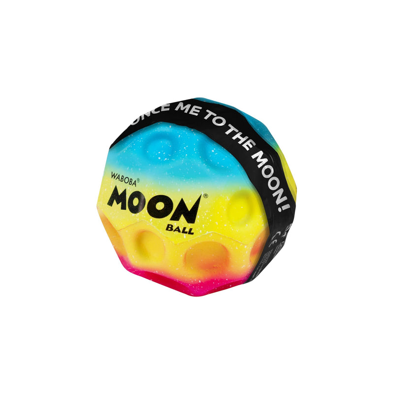 Waboba Moon Bouncing Ball, Outdoor Summer Bouncy Toy, Multi-Coloured, Ages 3+ J9