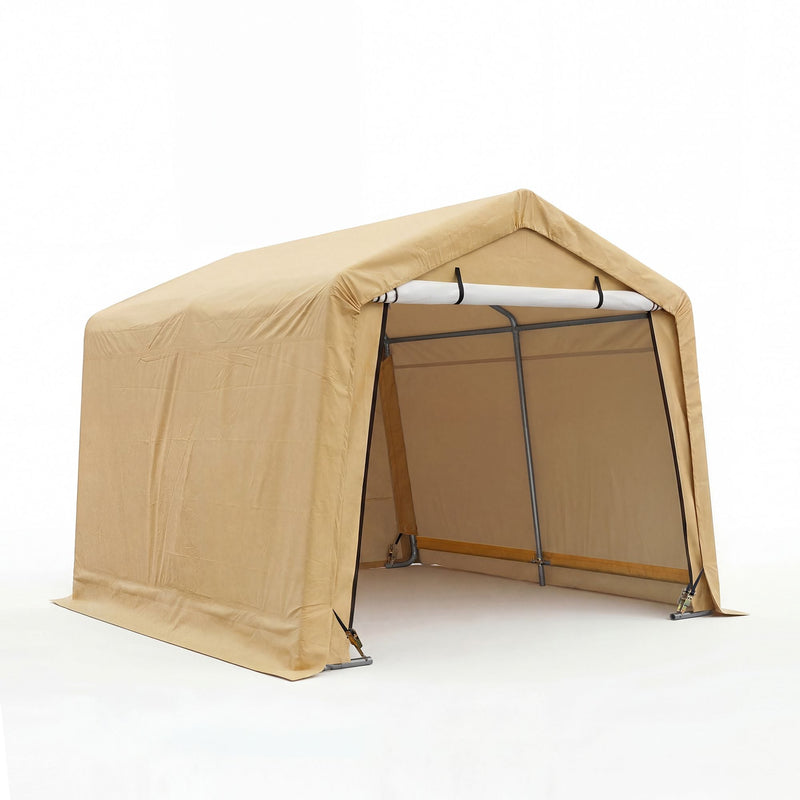 Weatherfast Waterproof Storage Shed with UV Protection, 10 x 10 x 8-ft Q7