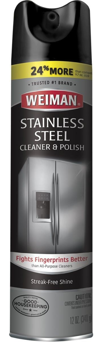 Weiman Stainless Steel Cleaner and Polish Spray, 340-g R7