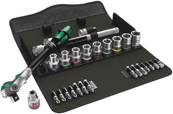 Wera 1/2-in Drive Socket Set, SAE, 28-pc Y5
