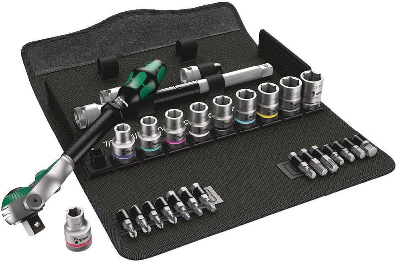 Wera 1/2-in Drive Socket Set, SAE, 28-pc Y5