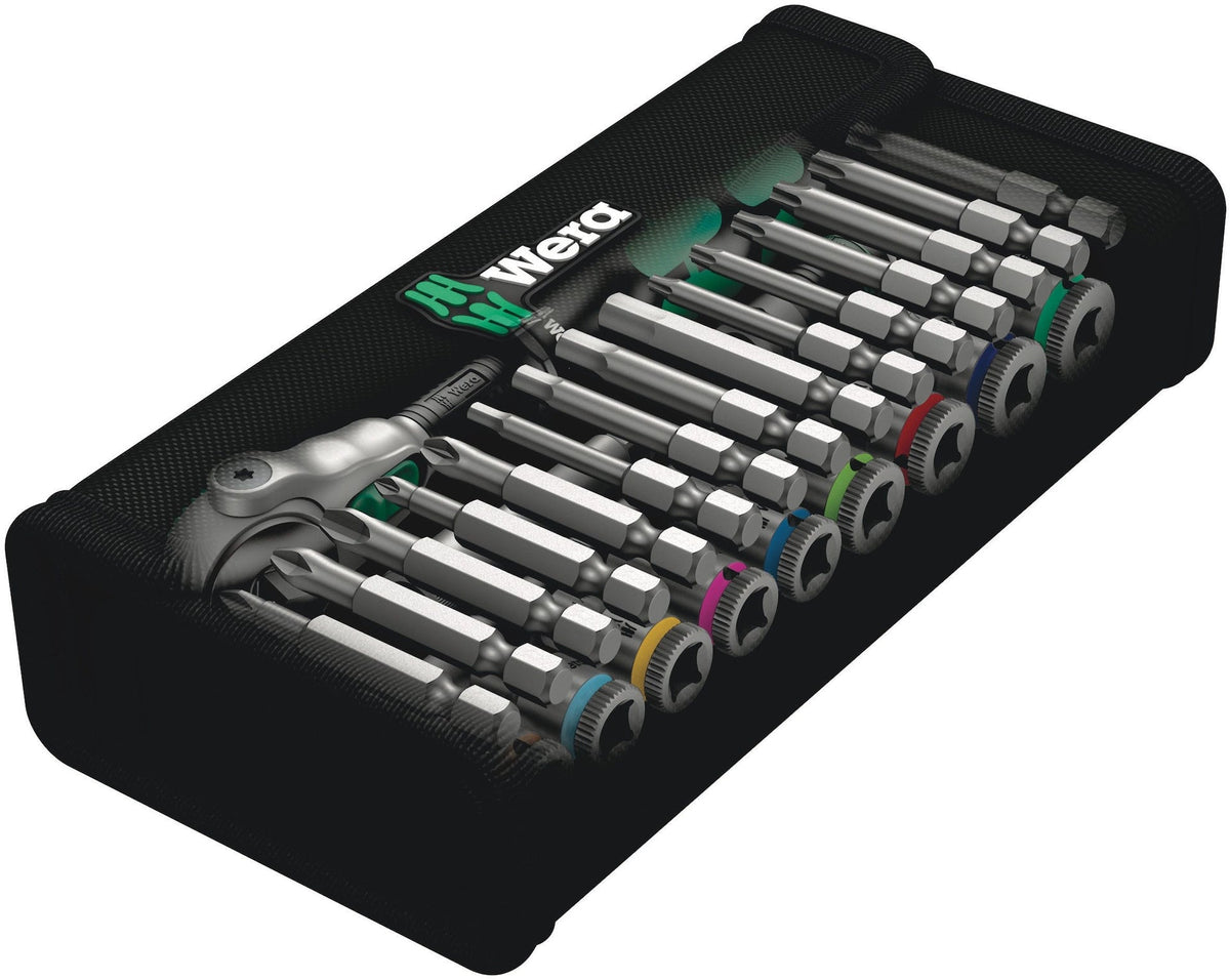Wera 1/4-in Drive Socket Set, SAE, 28-pc