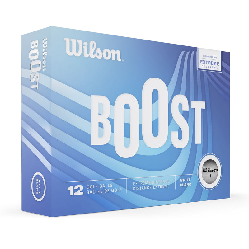 Wilson Boost Golf Ball, Extreme Distance, 12-pk, White F2