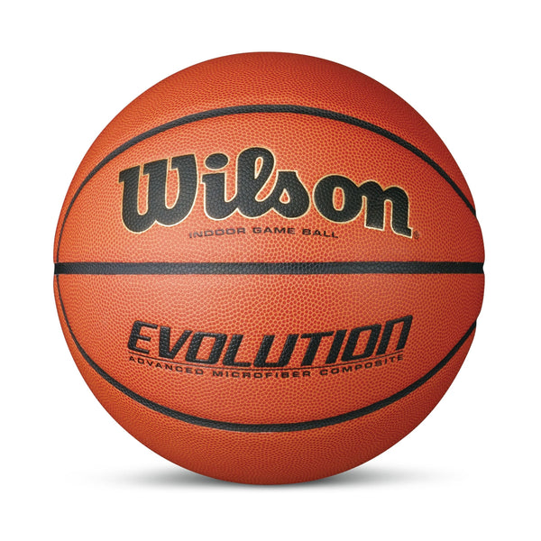 Wilson Evolution Indoor Composite Game Basketball, Official Size 7 (29.5-in) U2