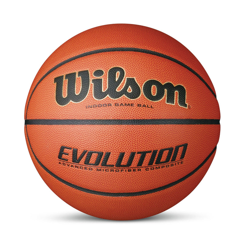 Wilson Evolution Indoor Composite Game Basketball, Official Size 7 (29.5-in) U2