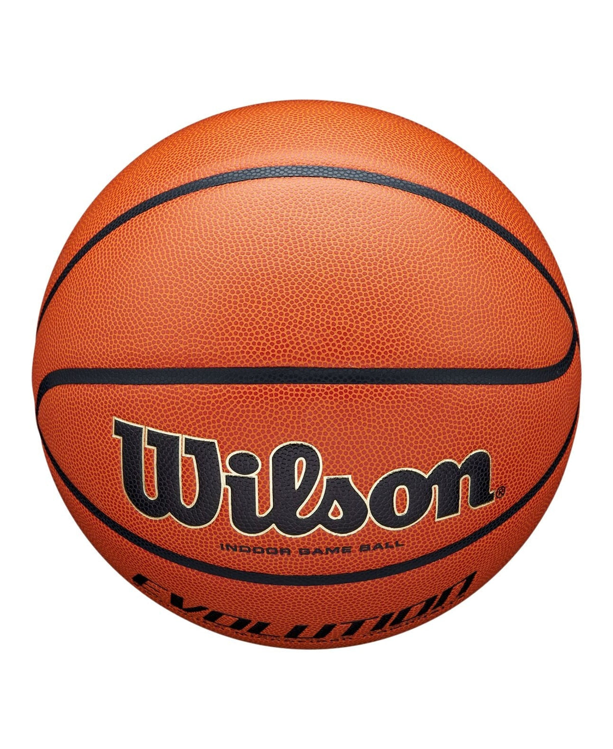 Wilson Evolution Indoor Composite Game Basketball, Official Size 7 (29.5-in)