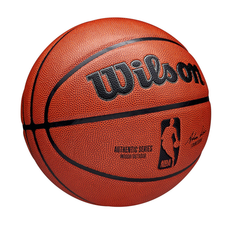 Wilson NBA Authentic Indoor/Outdoor Basketball, Official Size, Brown A2