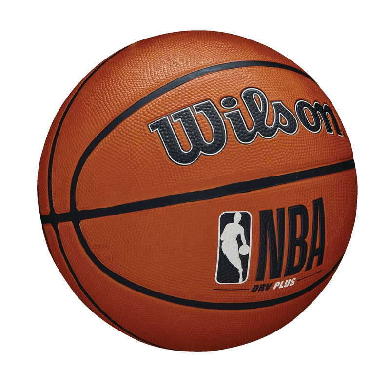Wilson NBA DRV Plus Outdoor Rubber Basketball, Official Size 7 (29.5-in), Brown S5