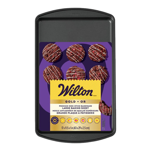 Wilton Gold Premium Non-Stick Bakeware Large Baking Sheet V2