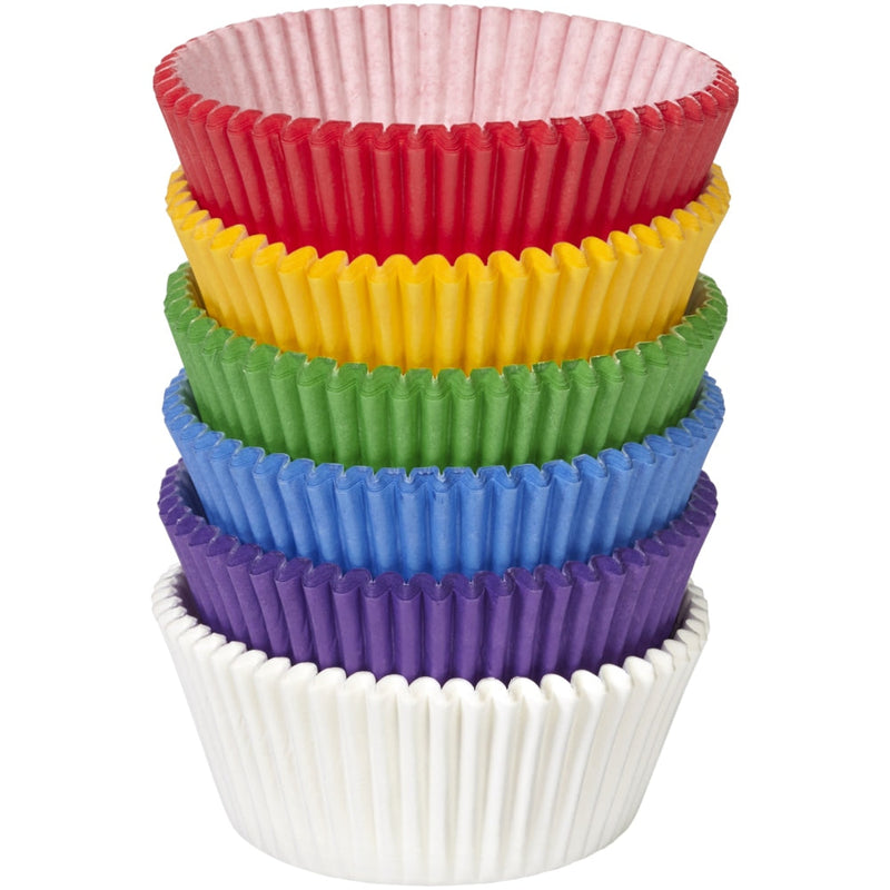 Wilton Paper Baking Cups, Rainbow, 2-in, 150-pk T2