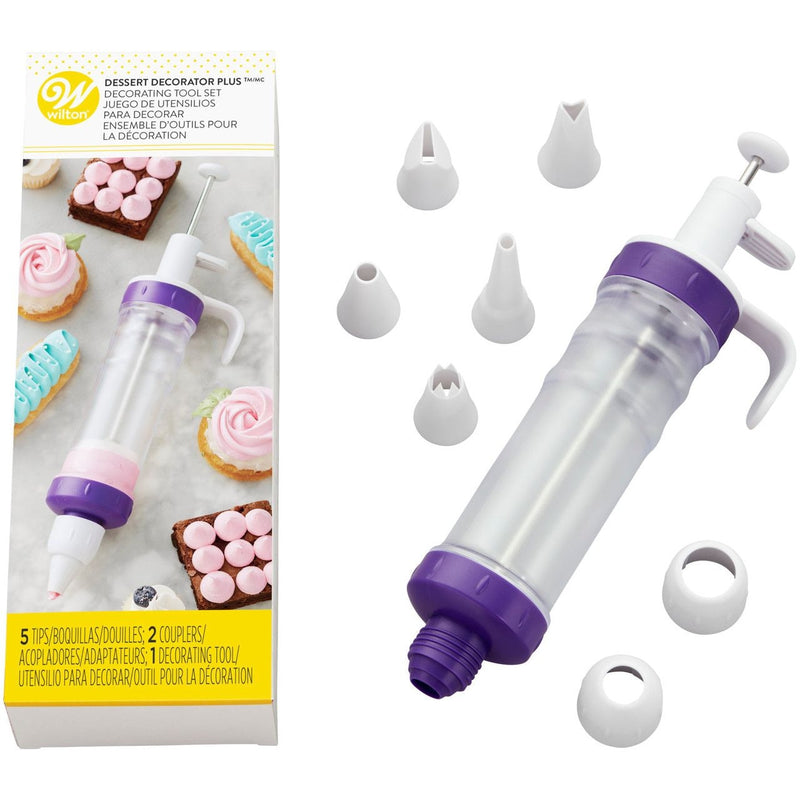 Wilton Plastic Dessert Decorator Plus Decorating Tool Set, 8-pc C7
