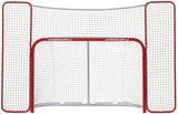 Winnwell Steel Street Hockey Net with Backstop, 72-in